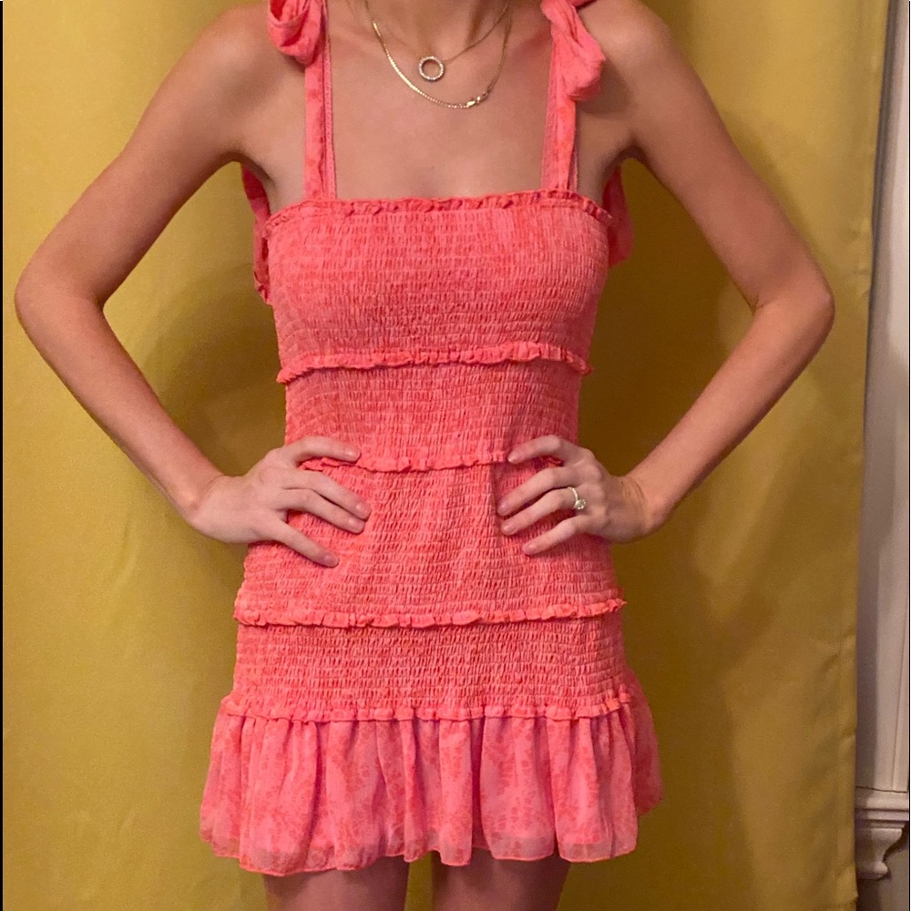 Coral Summer dress